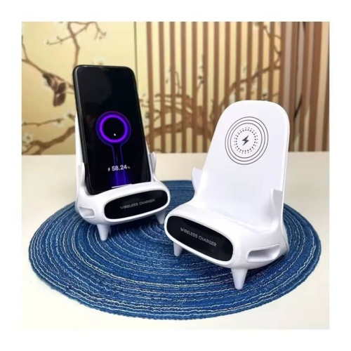 M111 15W Fast Wireless Charging Stand | Vertical & Horizontal Phone Holder with 3D Stereo Sound