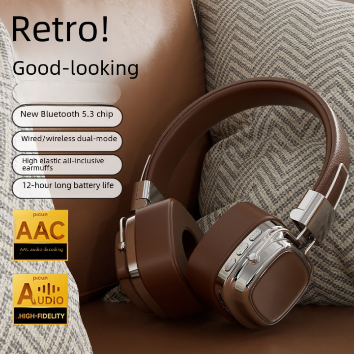 iKF R2 Pro Retro Foldable Bluetooth Headphones for Music Lovers