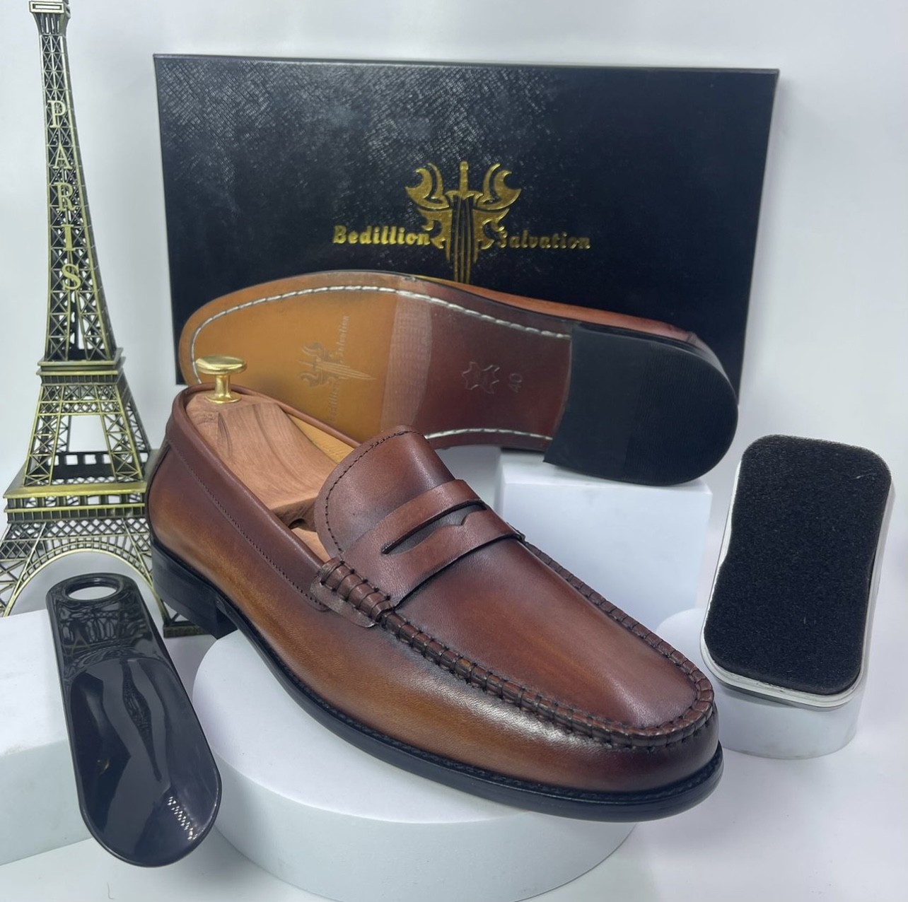 Luxury Men’s Leather Penny Loafer