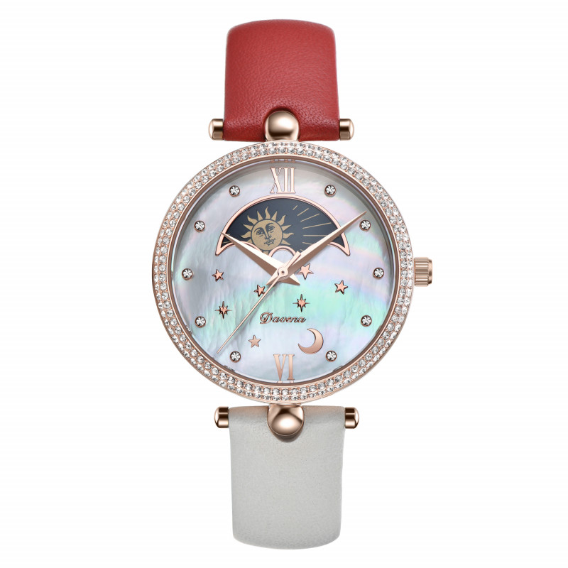 Luxury Genuine Leather Female Wrist Watch