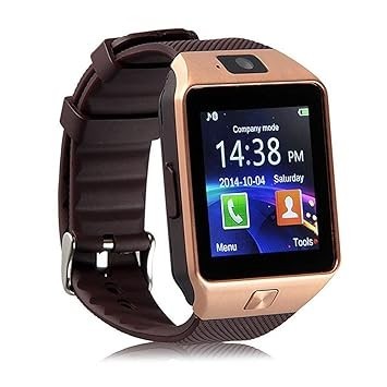 DZ09 Smart Watch Accessories with Camera, Touch Screen, Sim Card & SD Card Support for Smartphones