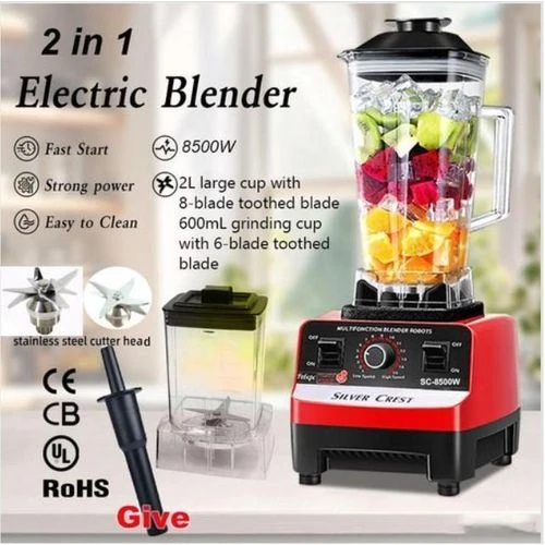 Silver Crest 2-in-1 Blender & Dry Grinder 8500W