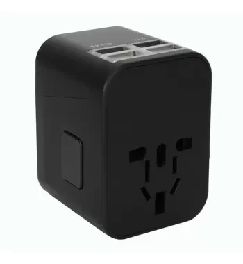 Travel Adapters International Travel Adapter Universal with 4 USB Charging Port for Business Trips