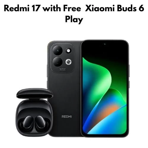 Redmi 17 4GB 128GB Smartphone – 7500mAh Battery, 50MP Camera