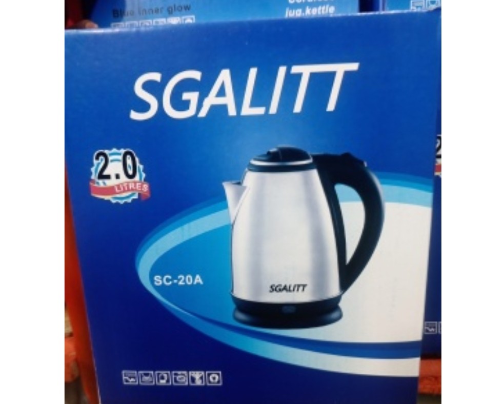 2 Liters SGALITT Stainless Steel Electric Kettle Design For Hot Water, Tea, Coffee, Milk, Rice