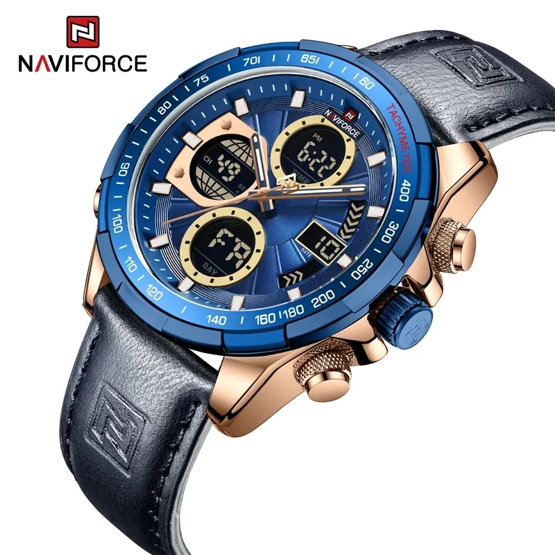 Naviforce 9197 Luxury Men's Automatic Sport Chronograph