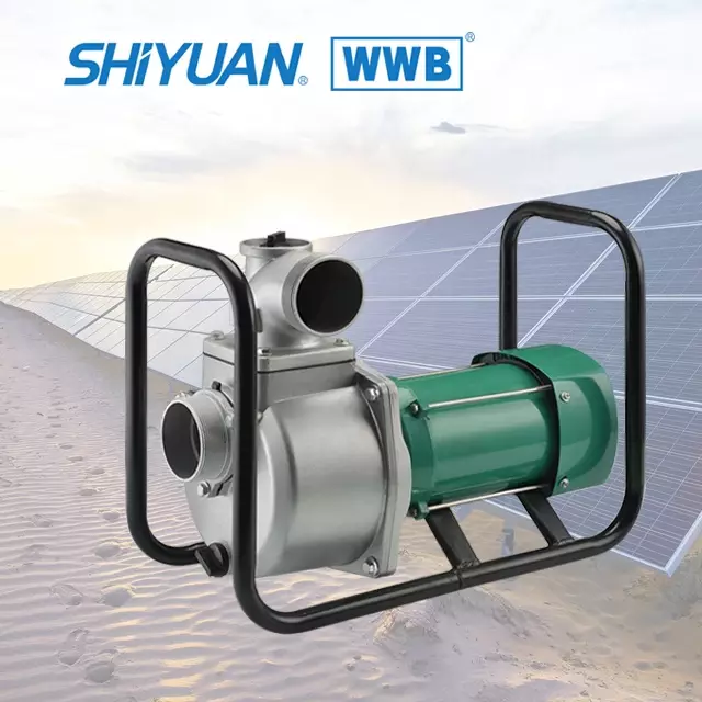 SOLAR POWERED SURFACE IRRIGATION PUMP