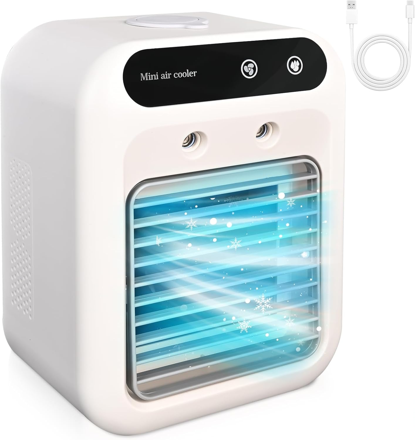 Product Title ChillZone™ 3-in-1 Personal Mini Air Cooler & Humidifier – Instant Desk AC for Office, Bedroom & Home – Quiet, Portable, & Refreshing USB Air Conditioner