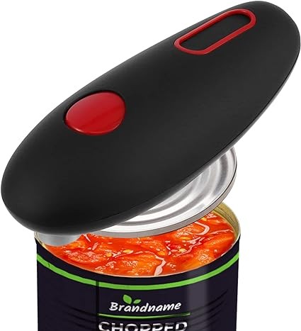 Hand Free Automatic Electric Tin Can Opener with One Touch Switch - Restaurant Chef's Best Choice