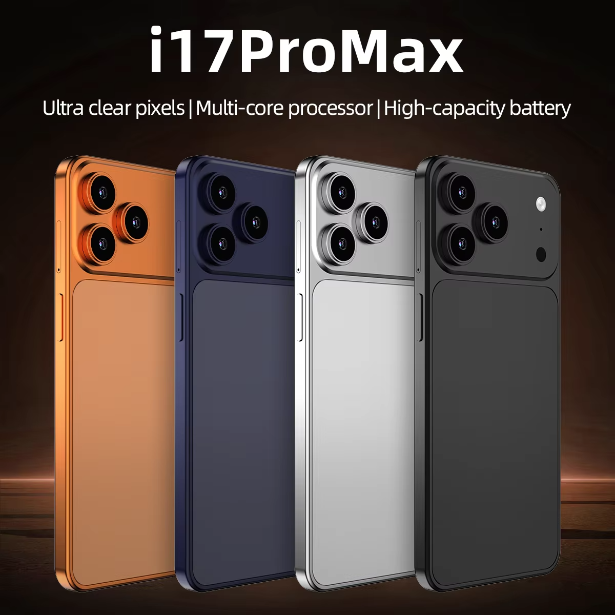 I17 Pro Max 5G Smartphone – 6.6” OLED Display, Android 14, Octa-Core, 32MP Camera, Dual SIM Fast Charging Phone