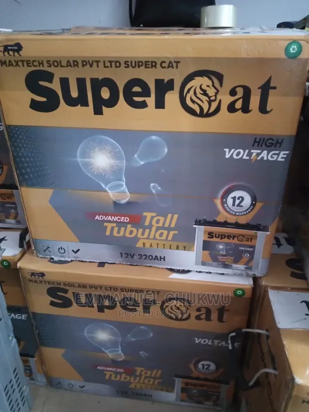 Super cat tabular solar battteries