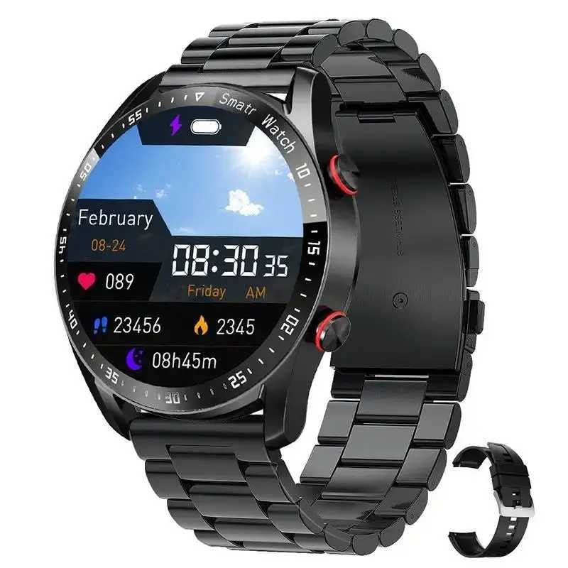 ECG+PPG Bluetooth Call Smartwatch Men Blood Pressure Health Monitoring Sports Fitness Watch