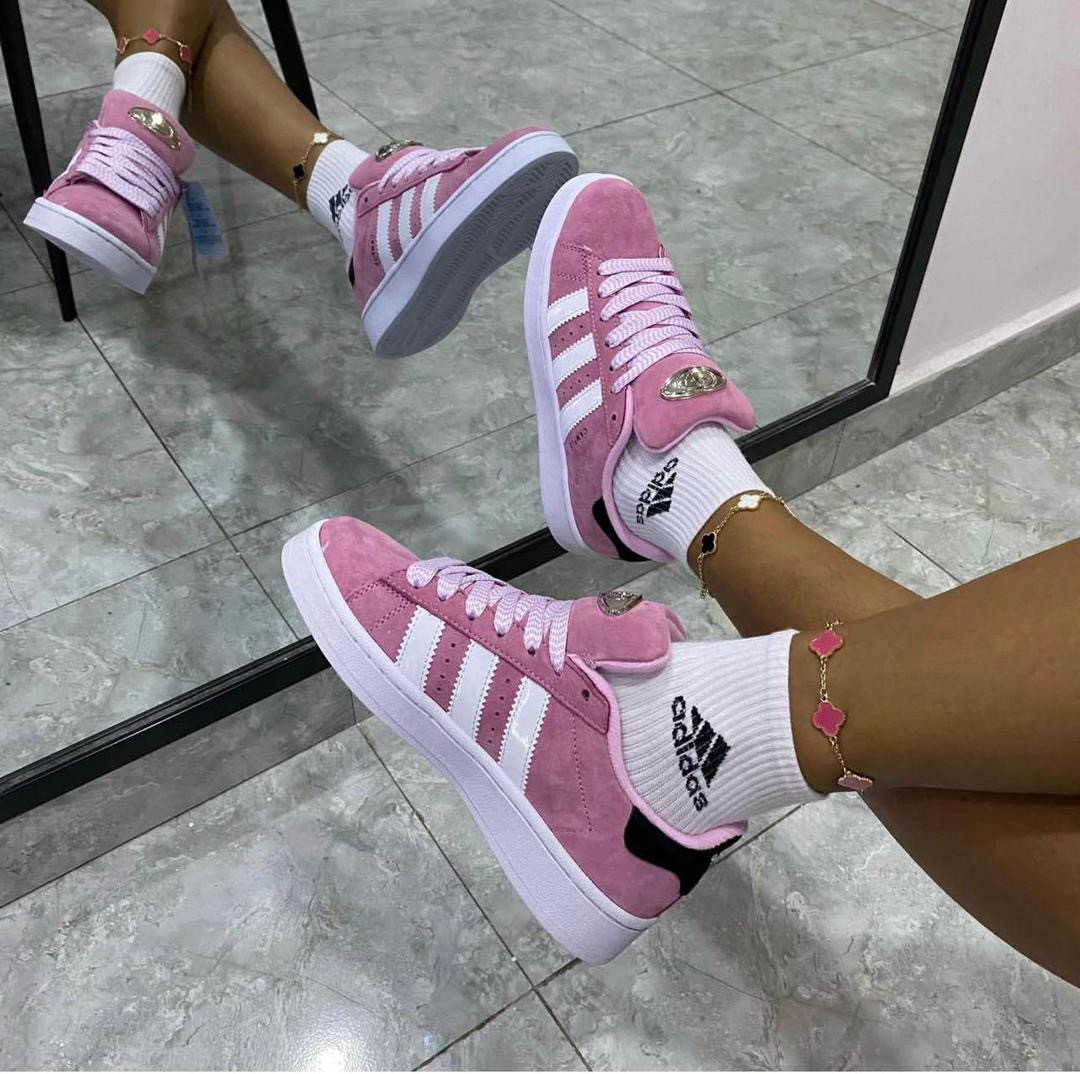 Trendy Pink Casual Sneakers for Women – Lace-Up Comfort Trainers (Size 38-44)