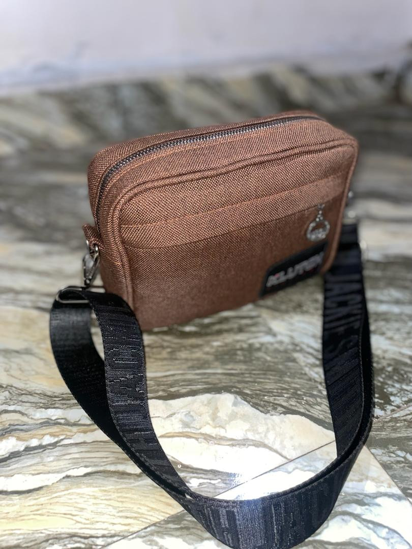 Brown Men's Cross Body Bag