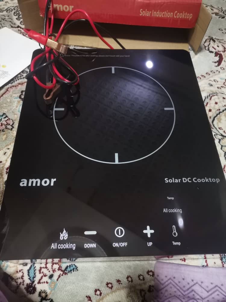 Solar induction Hot cooking plate 500 watts 12 Volts 2kg