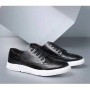 AMPLE Fashion Light Weight PU Leather walking style shoes Casual shoes sneakers For men