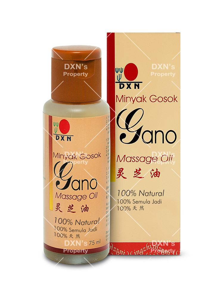 DXN Gano Massage Oil – All-Natural Ganoderma & Palm Oil Blend (75ml)