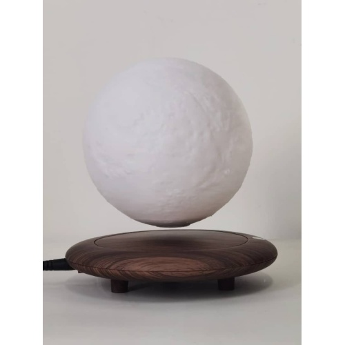 Modern Magnetic Levitating Moon Lamp - Durable Wood Base Night Light with Touch Control (TD-moon)