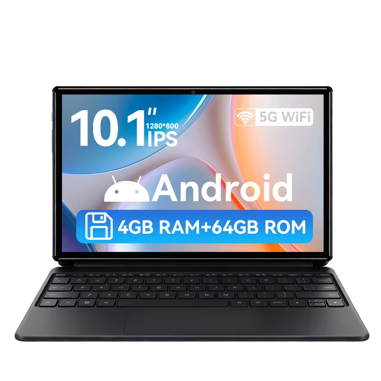 E10A523 10.1-Inch Android 13 Tablet – 4GB RAM Octa-Core, 5G WiFi + 4G LTE, Dual WiFi Business & School Tablet PC