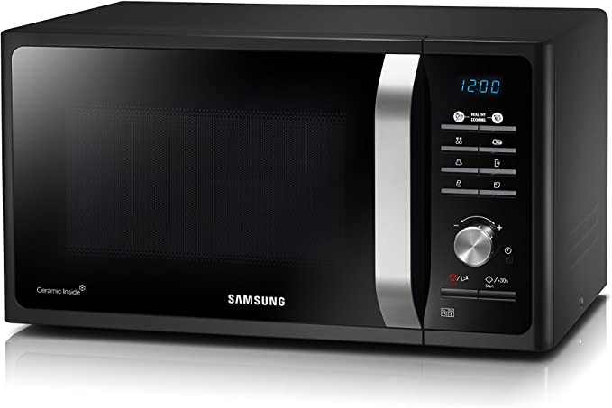 Samsung Microwave 23 Litters Ceramic Enamel - MS23F301TAK/EU