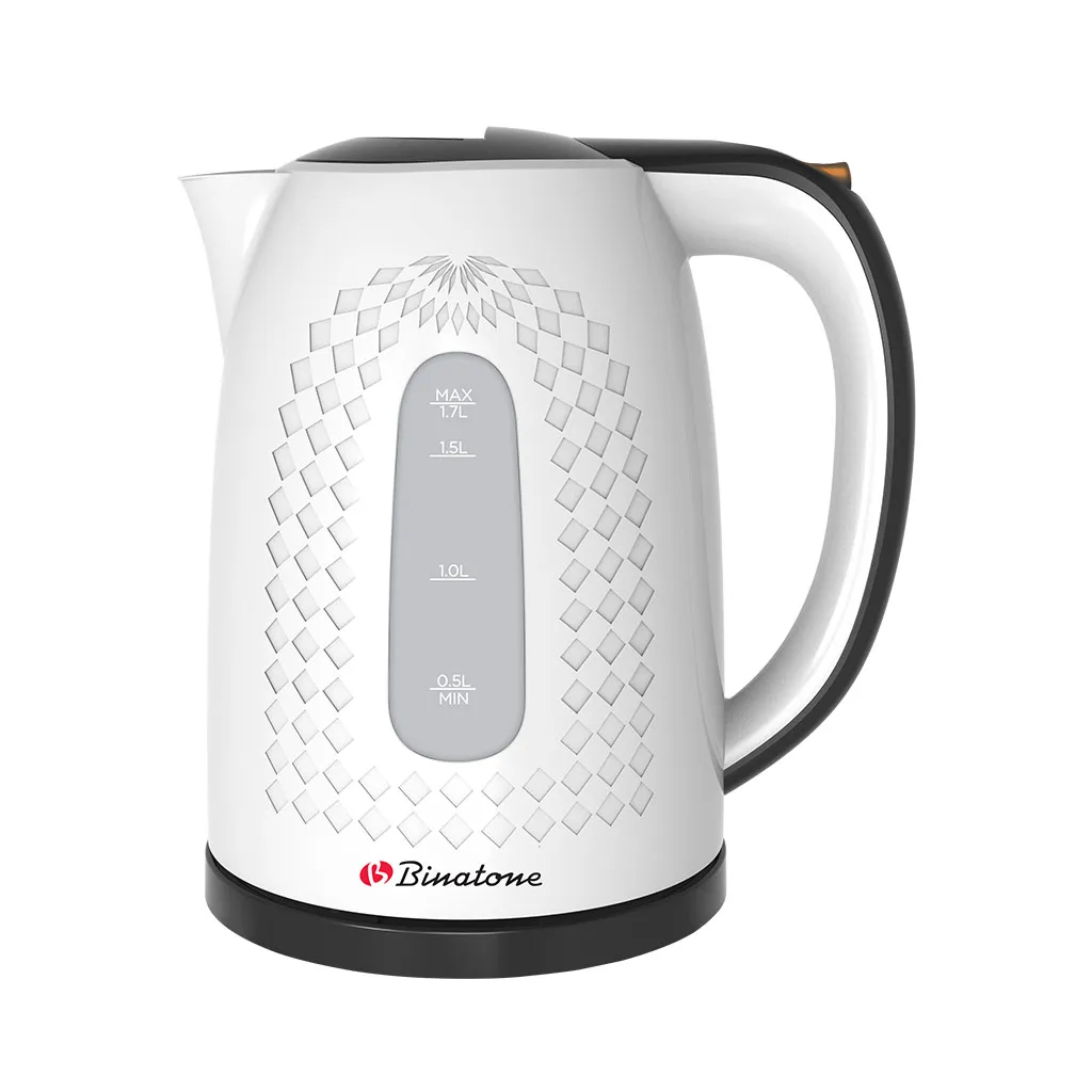 Binatone 1.7L Auto-Stop Electric Kettle CEJ-1780 (Black) – Durable Cordless Fast Boiling Jug