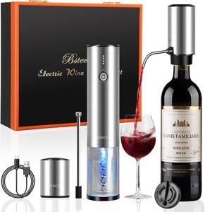 4 in 1 rechargeable automatic electric wine corkscrew