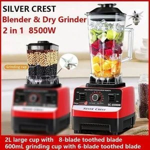 Silver Crest 2-in-1 Blender & Dry Grinder 8500W