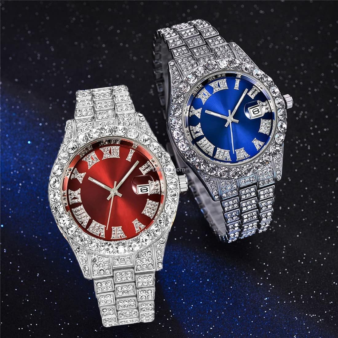 Men's SENRUD Quartz Watch - Sapphire Crystal, Stainless Steel Band, 3BAR Water Resistant