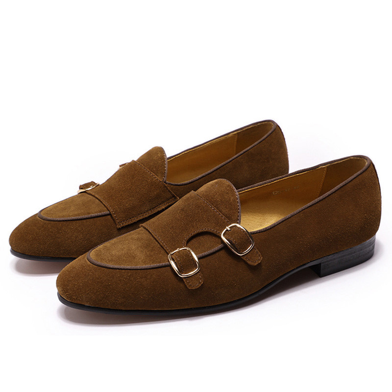 Men’s Brown Casual Suede Leather Shoe - Sizes 38-46