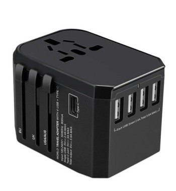 Multi-Function Travel Plug Universal Adapter 8-Hole