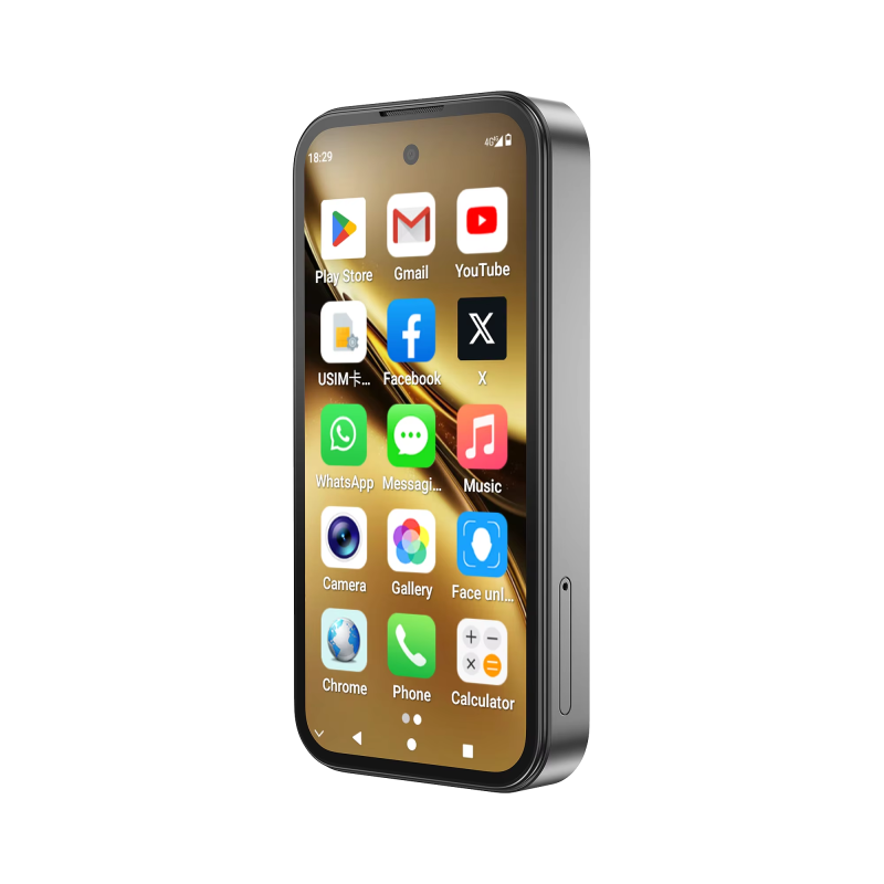 Q333 Mini 4G Smartphone – 3.97” Compact Android Phone, 4GB RAM 64GB Storage, Dual SIM Small Screen Mobile