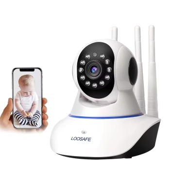 Loosafe 1080P Wireless Automatic Tracking Smart Home Night Vision Cctv Camera System