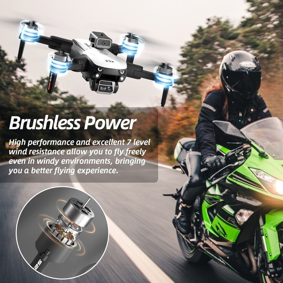 S2S Max GPS Drone with 6K(720P) HD Adjustable Camera, WiFi, Headless Mode, Rolling, Obstacle Avoidance, Indoor Hover, Remote Distance 100m, 20 Min Battery life for Adults and Kids