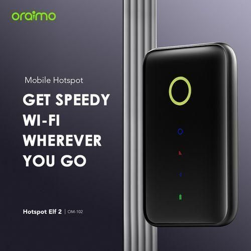 Oraimo Hotspot Elf 2 Universal WiFi Super-Fast 150Mbps 4G Dual Sim-Card Slot OM102
